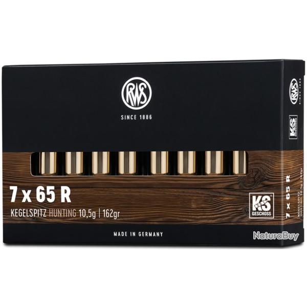CART. RWS KS CAL. 7X65 R 162GR 10,5 G BTE 20