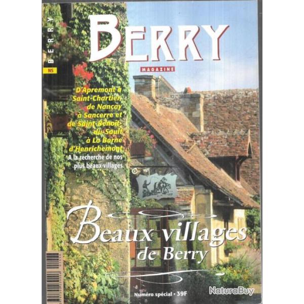 berry magazine hors s�rie 1999 , beaux villages du berry