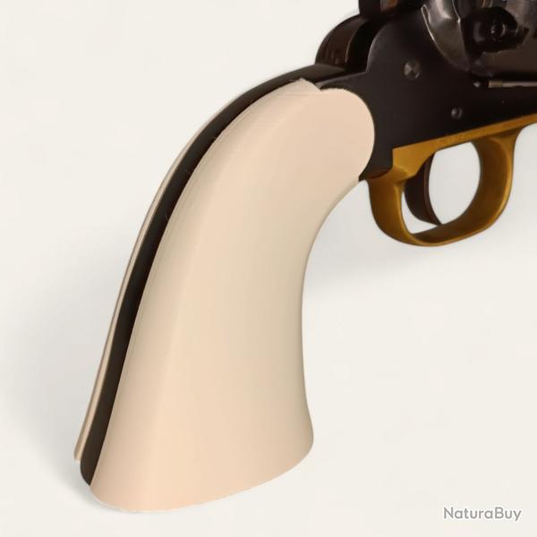 Plaquettes Remington 1858 Pietta couleur ivoire