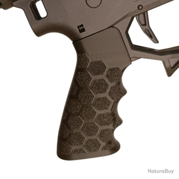 Poign�e AR-9 texture hexagonale