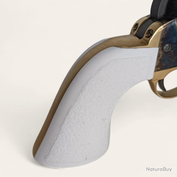 Plaquettes textur�es Colt 1851 Pietta blanc