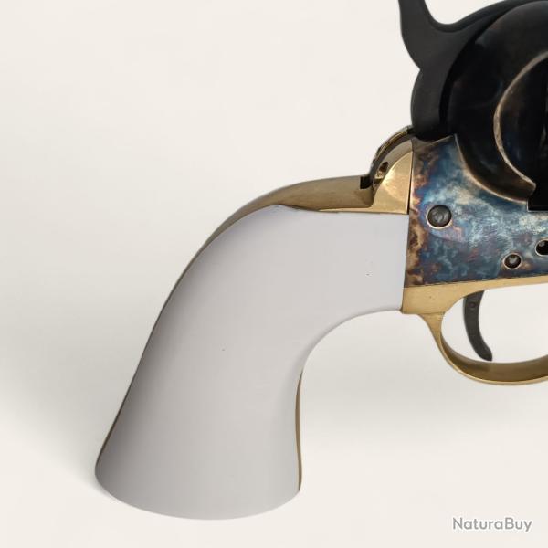 Plaquettes Colt 1851 Pietta blanc