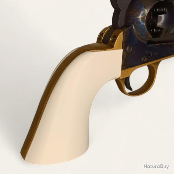Plaquettes Colt 1851 Pietta couleur ivoire