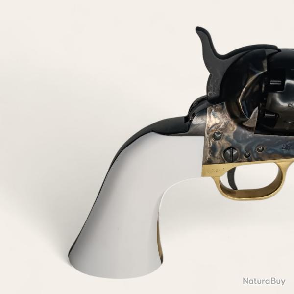 Plaquettes Colt 1860 Pietta blanc