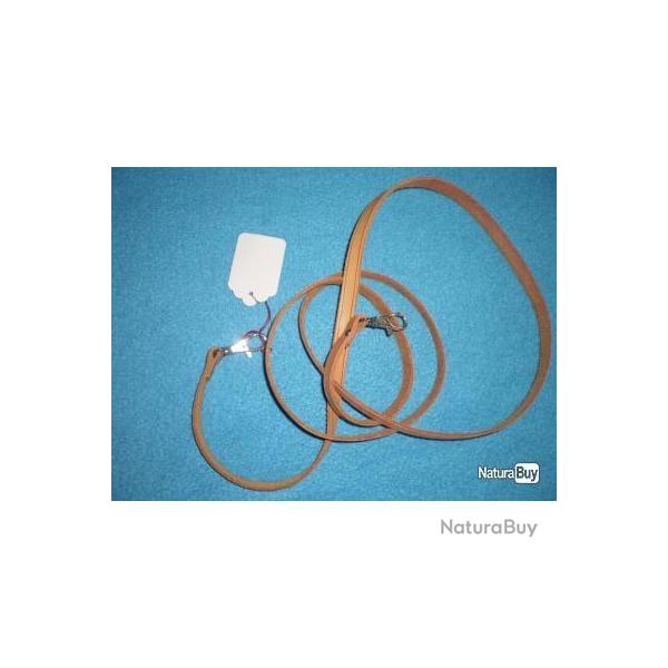 Sangle en cuir ou lani�re pour sac ou pochette quelconque (GSM, etc...)