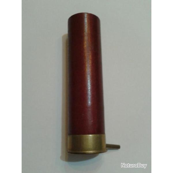 Douille Calibre 10  Broche - Carton Bordeaux - Socit Franaise des Munitions Paris