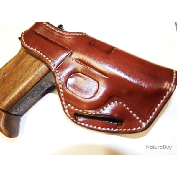 Cr�ation sur mesure de holsters  cuir pour Walther PPK (fabrication fran�aise)