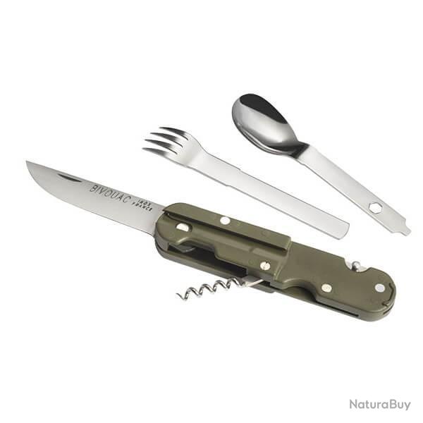 Couteau pliant TB Outdoor Bivouac - D�capsuleur-ouvre-bo�te-tire bouchon