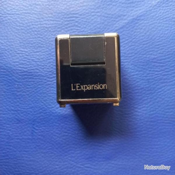 petit briquet de table "   HADSON "   vintage   le journal    " l'expansion "