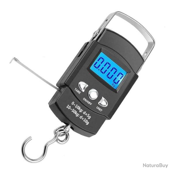 Balance Poisson Portable Digitale Avec Ruban � Mesurer Poids Maximum 50kg P�che Bagages