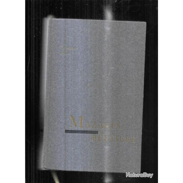 mazarin le maitre du jeu de simone berti�re