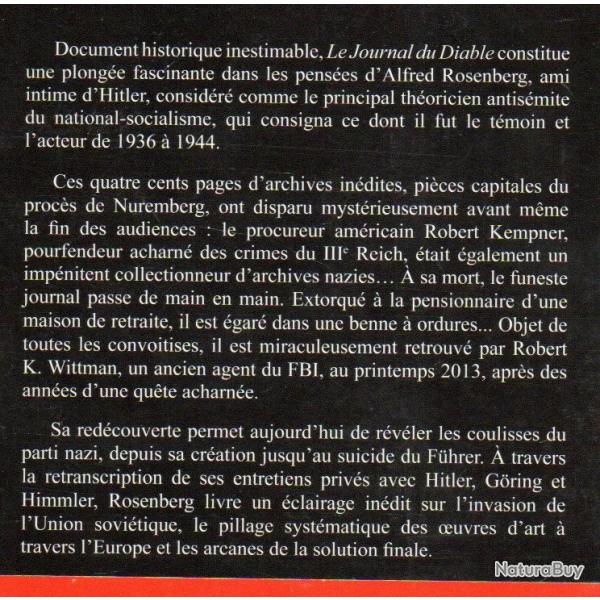 le journal du diable de robert k.wittman archives in�dites