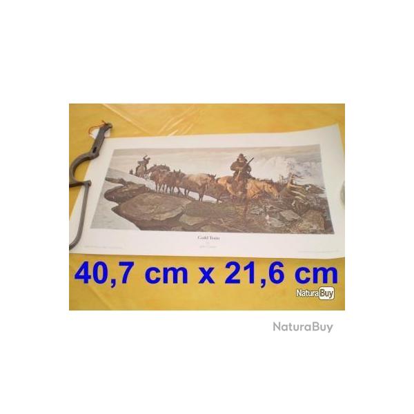 Lithographie command�e par WINCHESTER-WESTERN en 1971 ! Collection ! 2