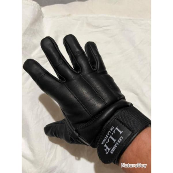 Gants lests DFENSEUR LLF cuir/kevlar/EVA