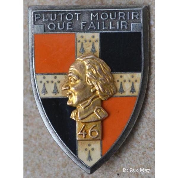 46� R�giment d'Infanterie, dos grenu plat, 2 anneaux, matricul�