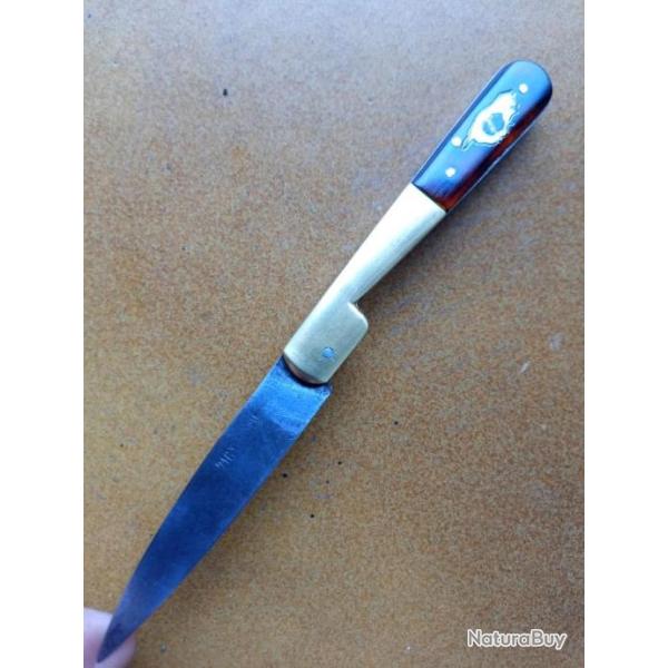 VENDETTA  DE  POCHE  COUTELLERIE EDOUARD  : 716  VERITABLE  . DEBUT 20 eme . BELLE PIECE .