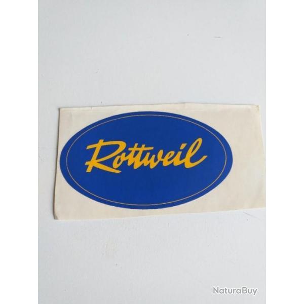 Vends autocollant ROTTWEIL