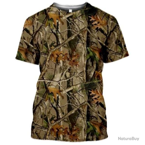 Tee-shirt camo , taille de S � 6XL n�2
