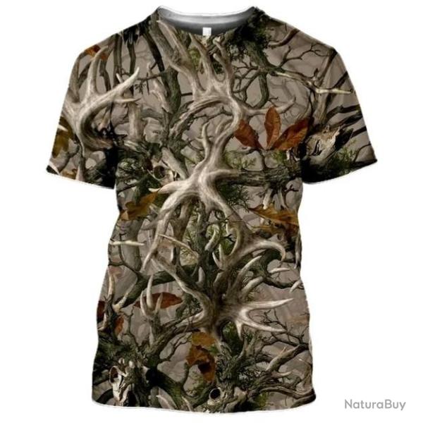 Tee-shirt camo , taille de S � 6XL n�5
