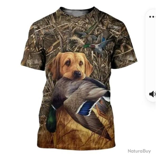 !!! SUPER PROMO !!! Tee-shirt r�aliste chasse. Canard    taille de S � 6XL n�1