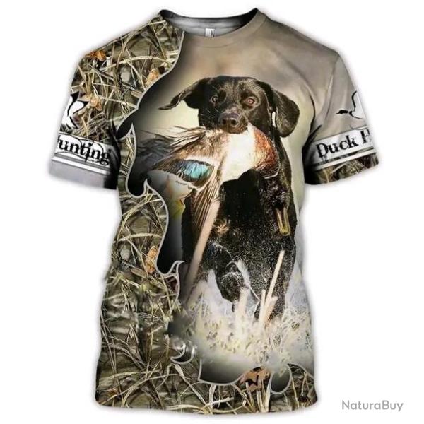 !!! SUPER PROMO !!! Tee-shirt r�aliste chasse. Canard    taille de S � 6XL n�9