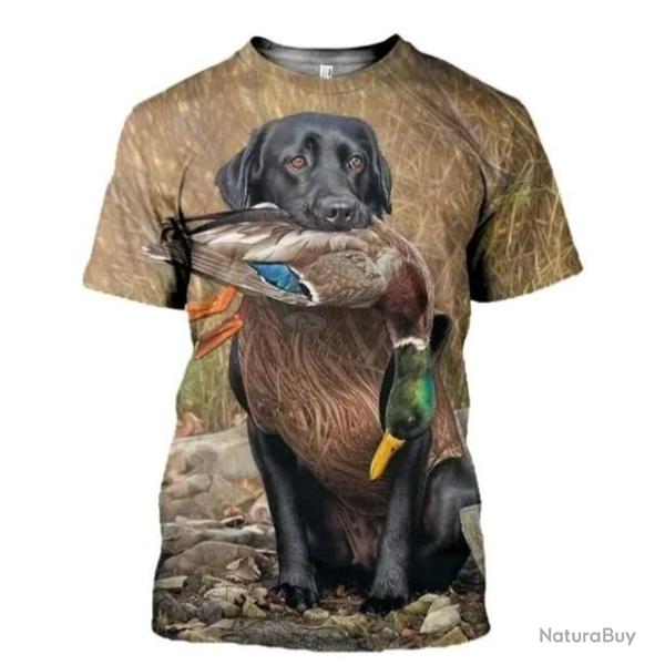 !!! SUPER PROMO !!! Tee-shirt r�aliste chasse. Canard    taille de S � 6XL n�13