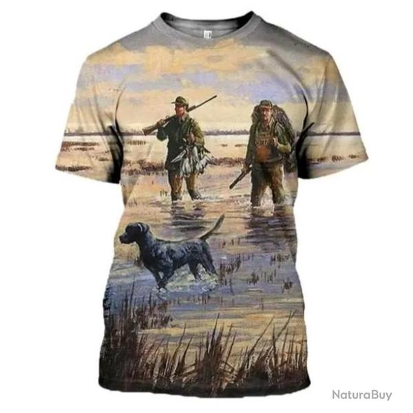 !!! SUPER PROMO !!! Tee-shirt r�aliste chasse. Canard    taille de S � 6XL n�14