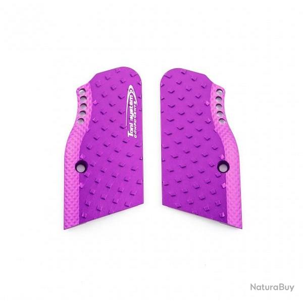Poign�es courtes plus l�g�res Vibram - petit cadre pour Tanfoglio - Violet - TONI SYSTEM