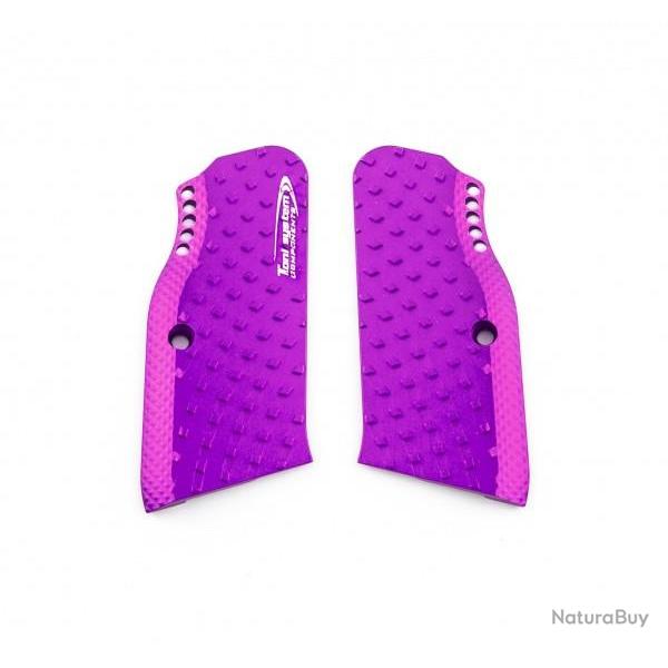 Poign�es longues plus l�g�res Vibram - petit cadre pour Tanfoglio - Violet - TONI SYSTEM
