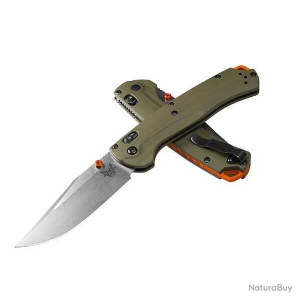 Couteau pliant Benchmade Taggedout vert
