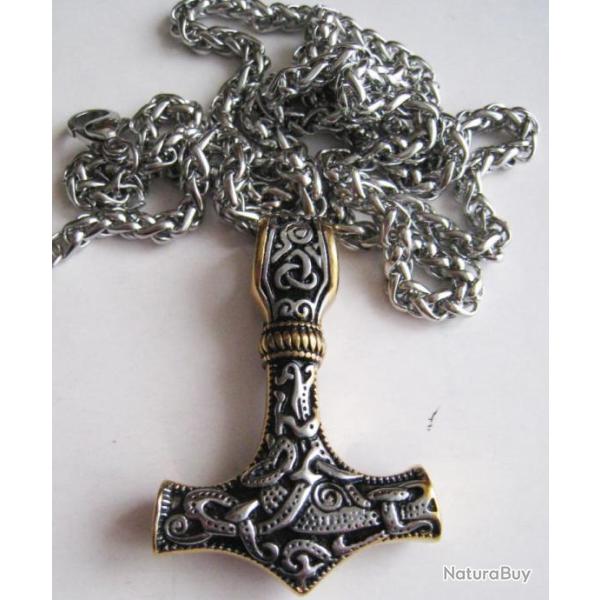 PENDENTIF MARTEAU DE THOR  CELTIQUE VIKING - Ref.127