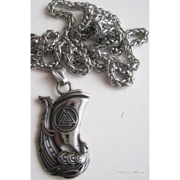 PENDENTIF BATEAU DRAKKAR VIKING - Ref.128