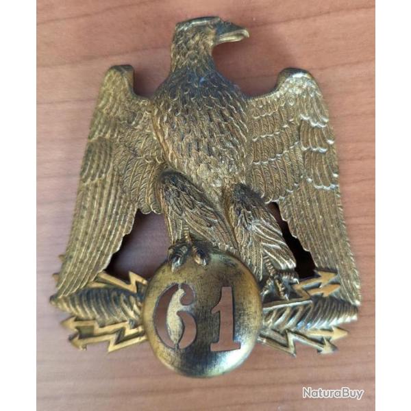 Plaque de shako d'officier  l'aigle.