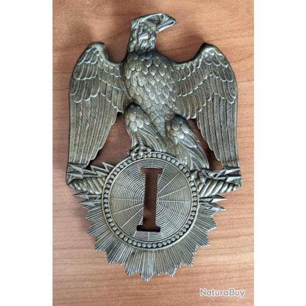 Plaque � l'aigle ornement de schabraque.