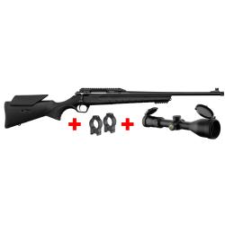Pack Carabine Monza calobre .308 Win + lunette d'aff&ucirc;t 3-12x56 + colliers de montage + fourreau