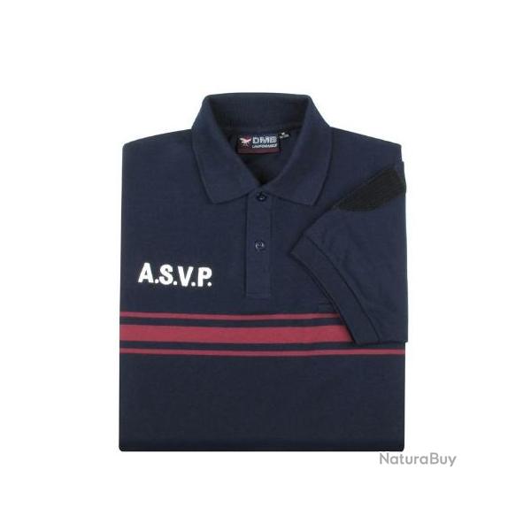 Polo ASVP double face manches courtes B. bordeaux ATEQ