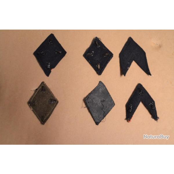 Lot de galons et insignes rgiment