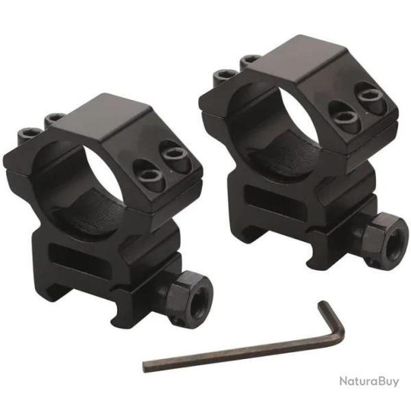 SUPPORTS FIXATIONS 20 MM / 21 MM NEUFS POUR LUNETTE DE CHASSE OU TIR SPORTIF (PETIT)
