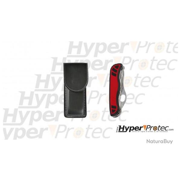 Pack couteau suisse Victorinox Forester et �tui en cuir noir