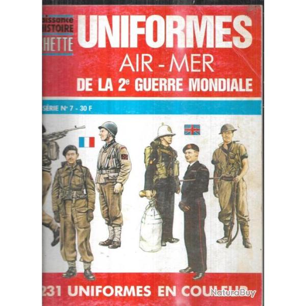 uniformes Air-Mer de la seconde guerre mondiale. Hachette1975