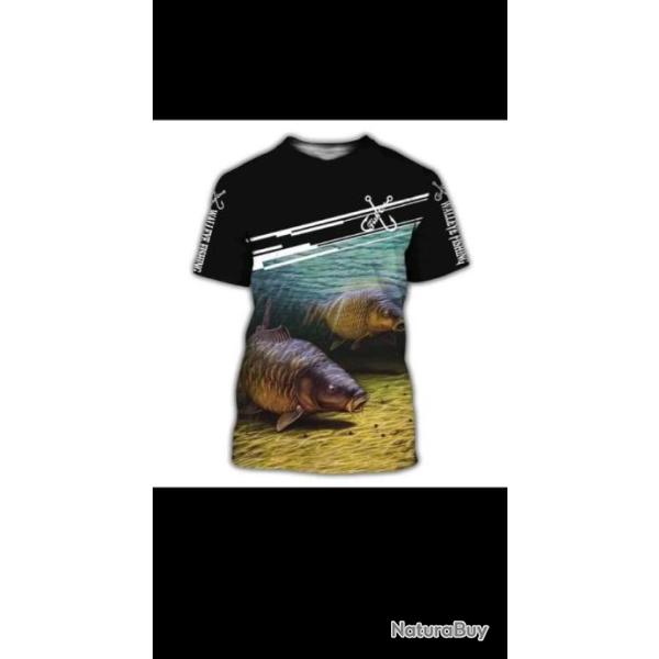 !!! SUPER PROMO !!! Tee-shirt r�aliste p�che taille de S � 5XL n�38