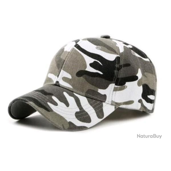 Casquette mixte r�glable, camo feuille n�9