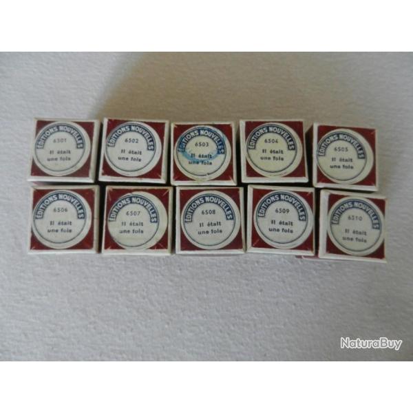 lot de 10 anciens films 35 mm Optimax il �tait une fois