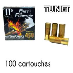 100 Cartouches TUNET Fast et Furieuse cal.12/70 36gr - n&deg;6 