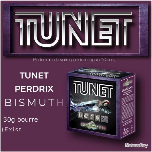 25 Cartouches TUNET BISMUTH perdrix n�7B