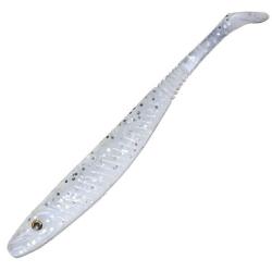 Leurre Souple Espetit Soft Shad 12cm White Silver Flake - Par 8