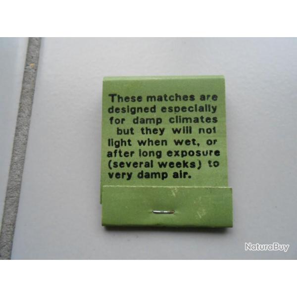 1 boite d allumette  VIETNAM  USA  (N)