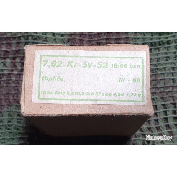 Boite vide de cartouches de 7,62x45 pour ZV52
