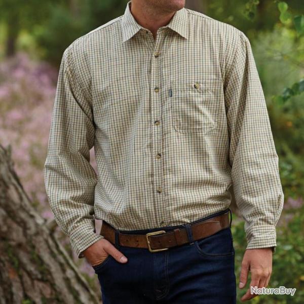 SurChemise � carreaux doubl�e en polaire Champion Country Beige