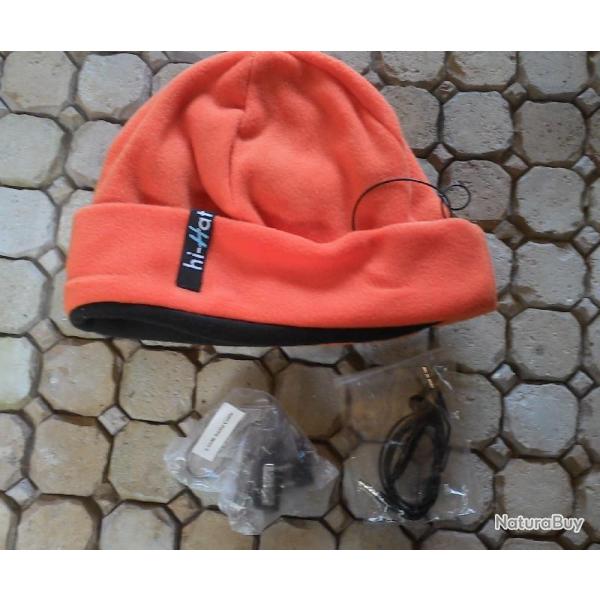 Bonnet Hi-Hat Hi-Fun polaire(�couteurs int�gr�s)